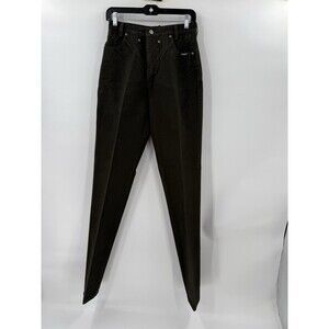 Vtg Rough Rider Jeans 9 27"x36" Circle T Western Rodeo High Waist Cowgirl Black